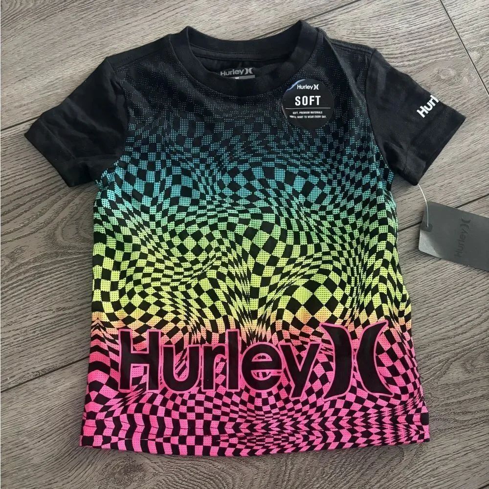 Hurley Kids Multicolor Graphic T-Shirt